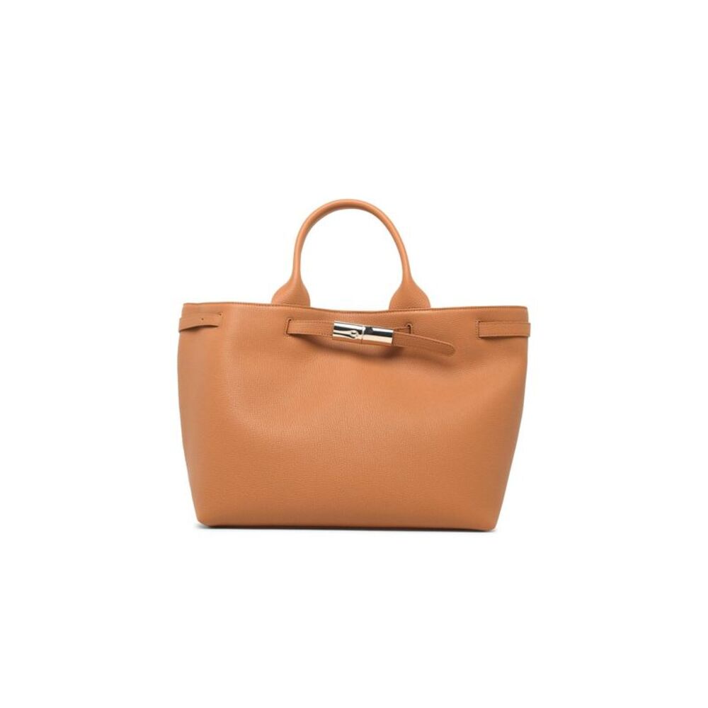 Longchamp 'Shopping Le Smart Flow L' Caramel Leather Bag Women
